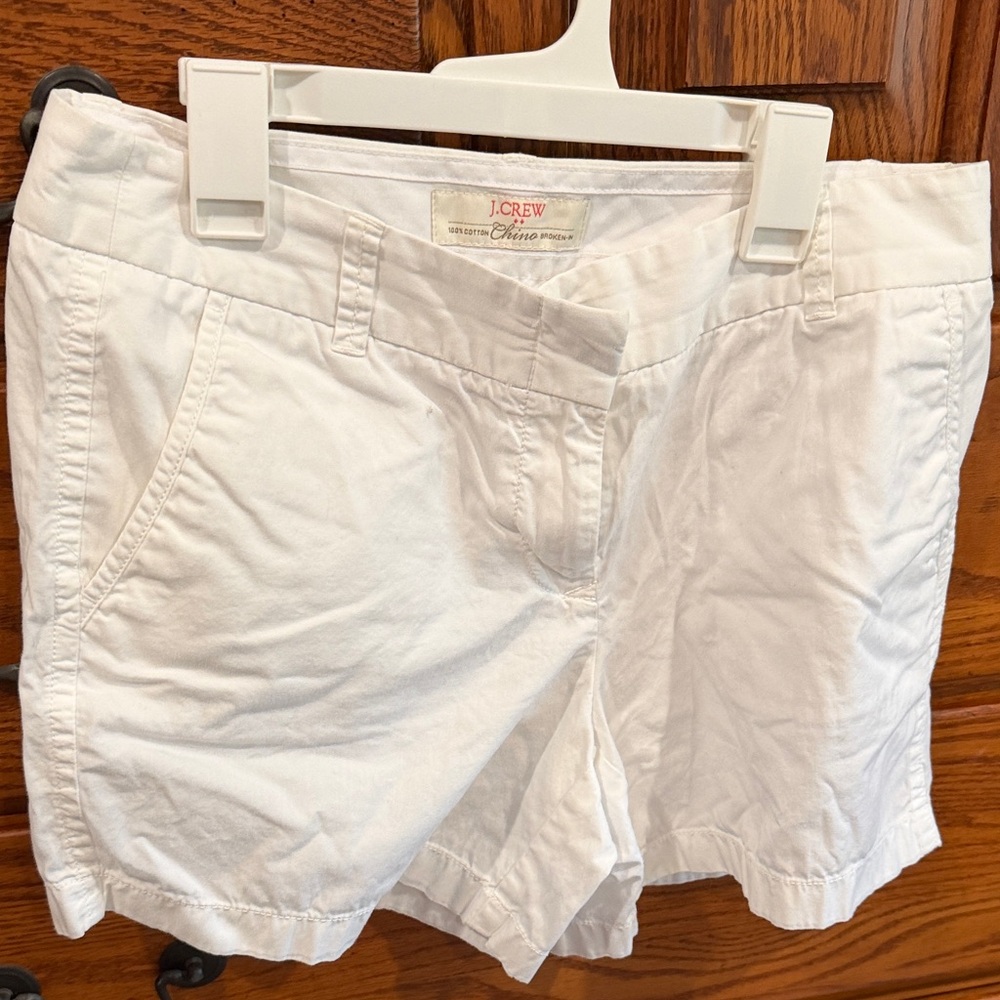 J. Crew Women's Classic White Shorts